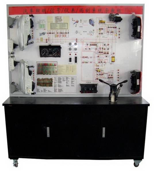 汽車照明、信號(hào)、儀表、雨刮系統(tǒng)示教板