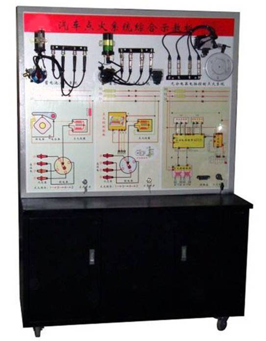 汽車(chē)點(diǎn)火系統(tǒng)示教板(三合一)