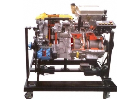 SHYL-QCX26混合動力汽車動力系統(tǒng)解剖運行臺